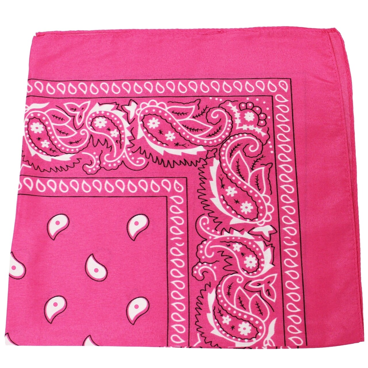 Qraftsy Cotton Bandana 12 Pack Paisley Solid Colors 22X22 For Men Women